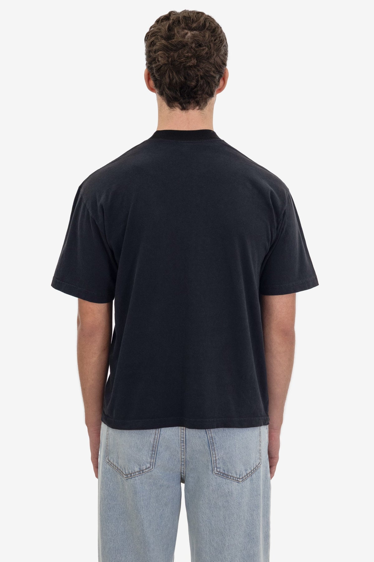 1801GDRIN - 6.5oz Garment Dye Crew Neck Ringer T-Shirt